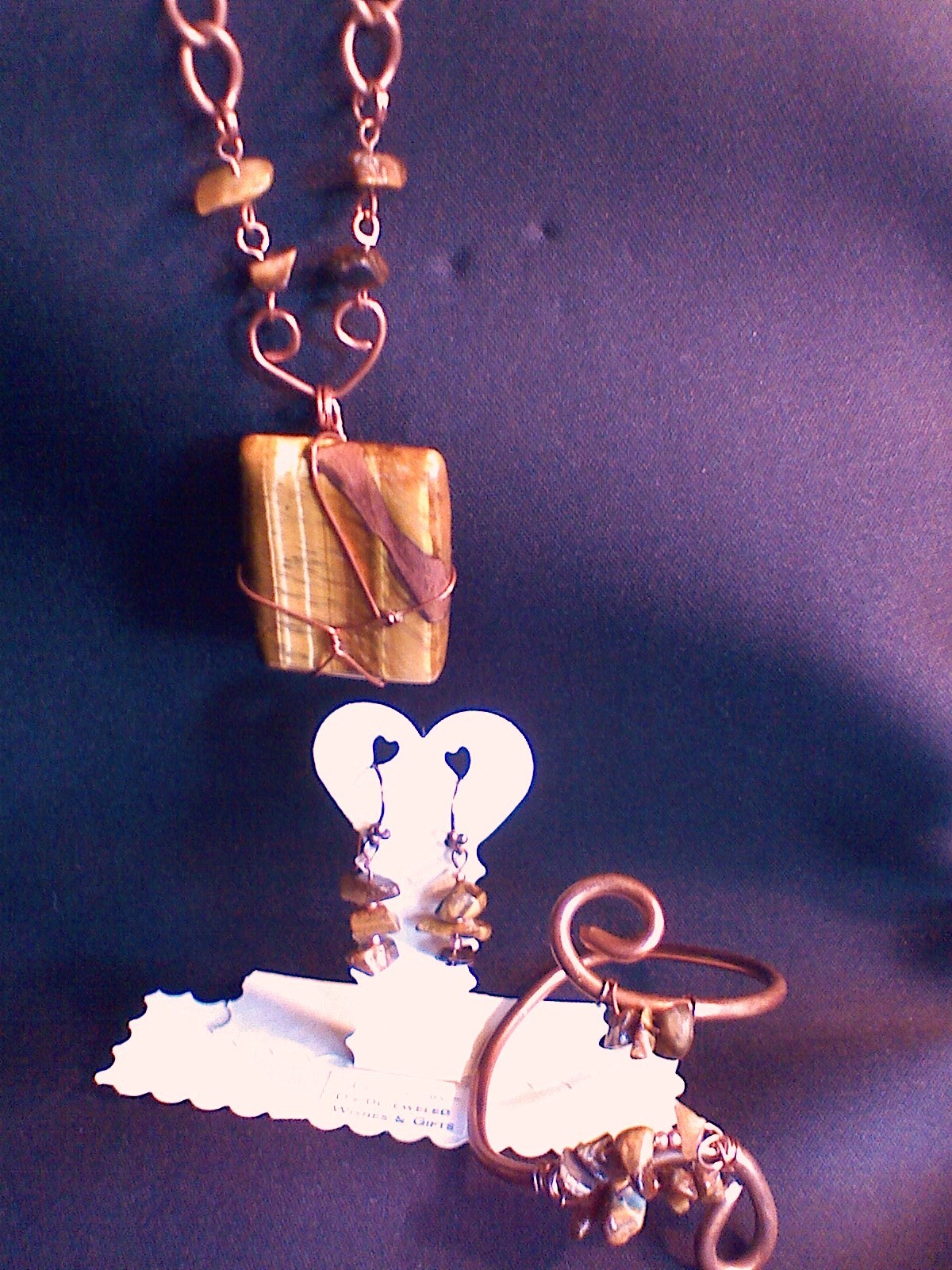 Copper and Tiger's Eye Safari Collection